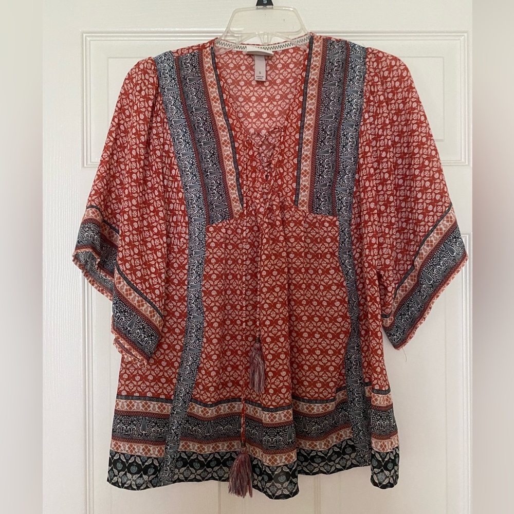 Knox Rose peasant top